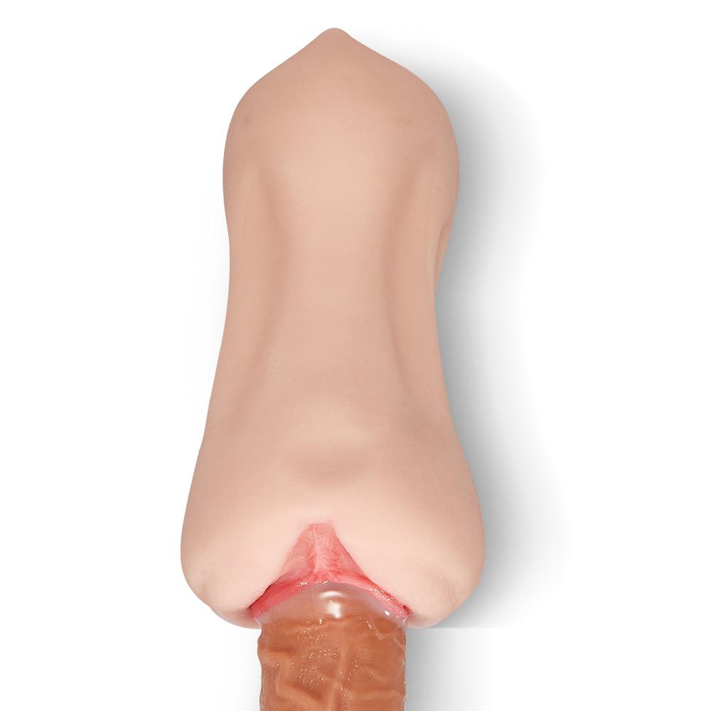 5.9” Double-Channel Deep Oral Pussy Sex Masturbator