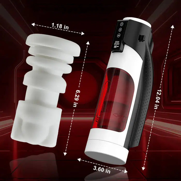 Sexoralab™ SPACESEX One-Click Burst 8 Thrusting 10 Vibrating Male Masturbator