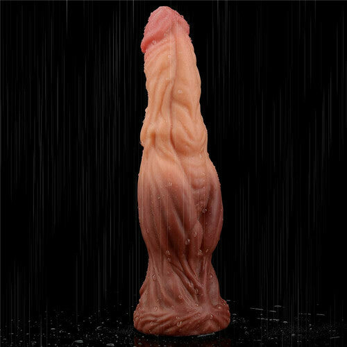 LOVETOY 9.65 Inch Dual-Layered Silicone Extra Large Dildo