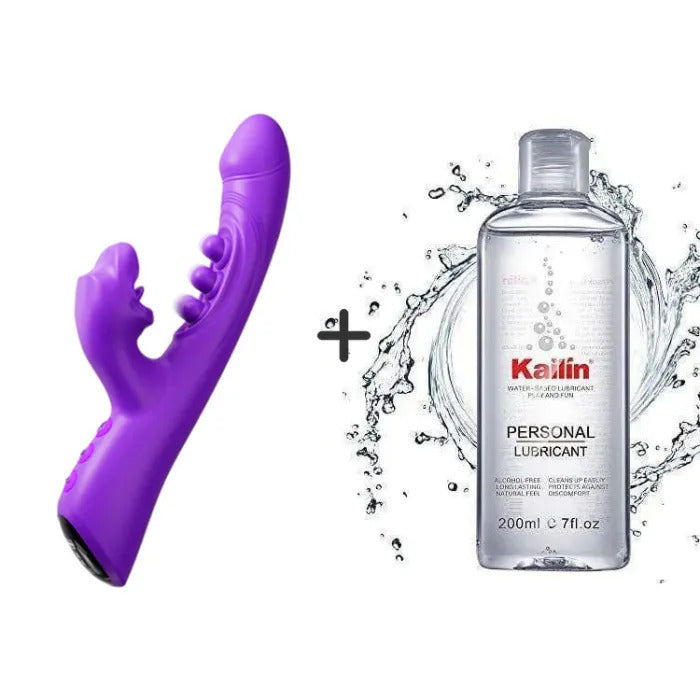 Sexoralab™ G-Bliss Vibrator Women Sex Toy with 9 Flapping Vibrating & 8 Licking Sucking Modes