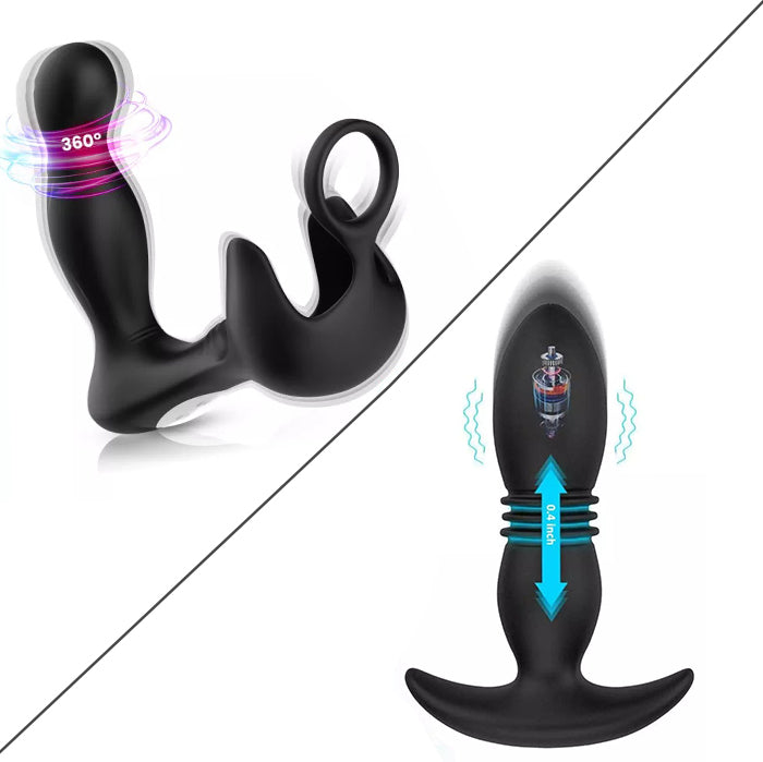 Thrusting Anal Vibrator Prostate Massager