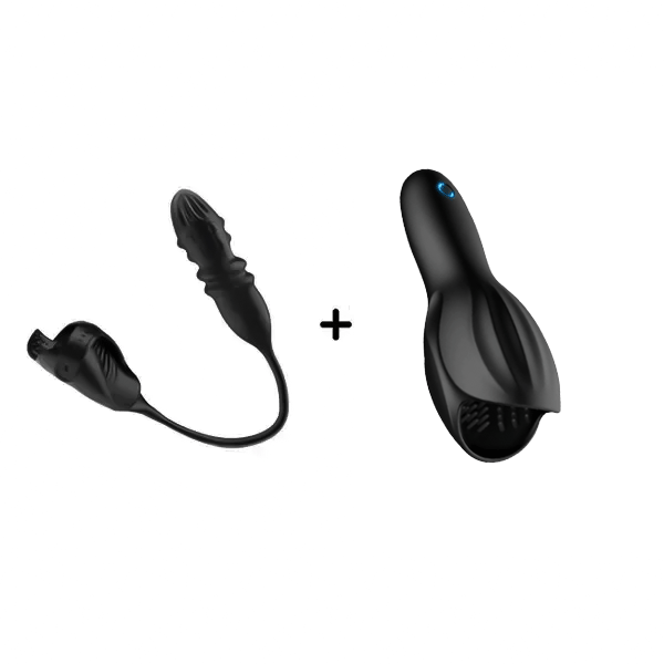 Buyging™ 7 Thrusting 7 Vibrating Glans Trainer for Intense Penis and Anal Stimulation