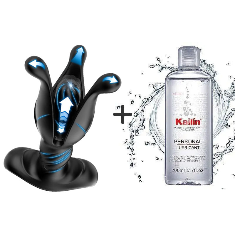 Sexoralab™ 6-in-1 Prostate Massage Male Penis Exercise, Foreplay Flirting Multifunctional 9 Vibrating Telescopic Combination Modes