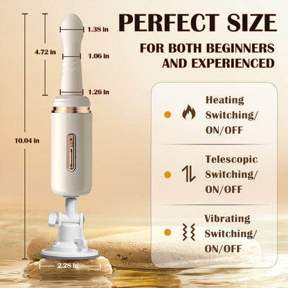 Buyging™ Heating  7 Thrusting 7 Vibrating Heating Sex Machine