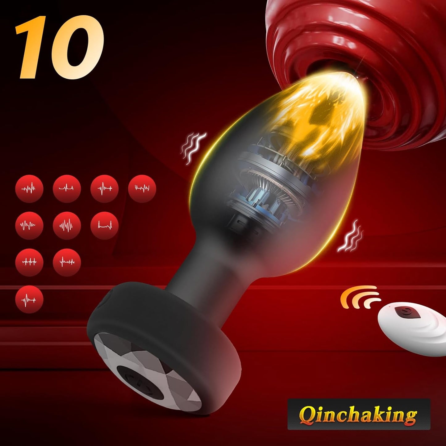 Buyging™ Remote Control 10 Vibrating Prostate Massage