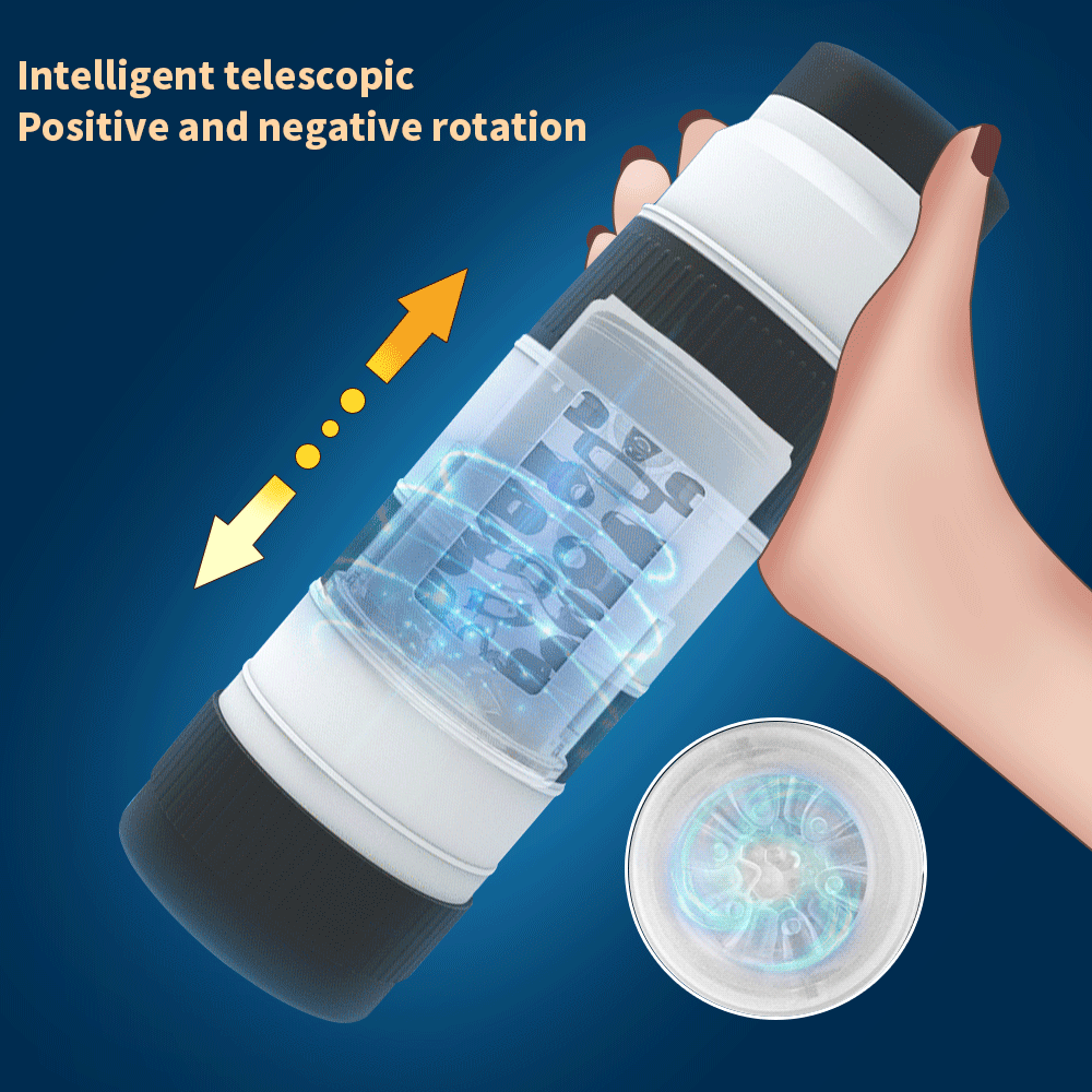 Automatic Pocket Pussy Oral Sex Toy Male Masturbator Cup