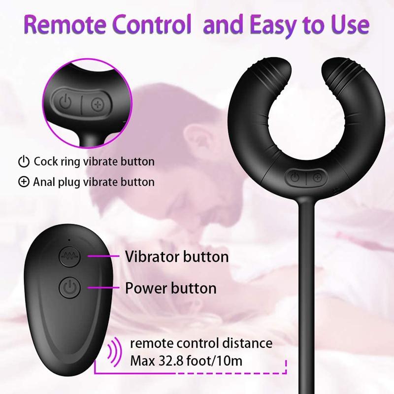 Black Ring Anal Beads