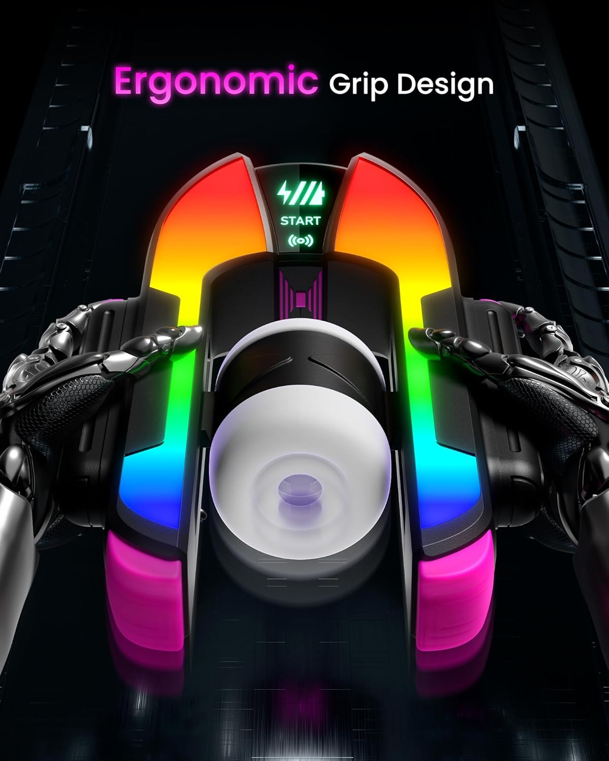 Interstellar Warship Male Masturbator with Advanced AI Interactive Technology