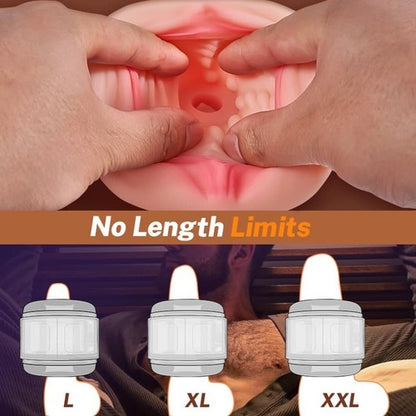 Sexoralab 10 Vibration Anal and Vaginal 2 in 1 Handheld Masturbator