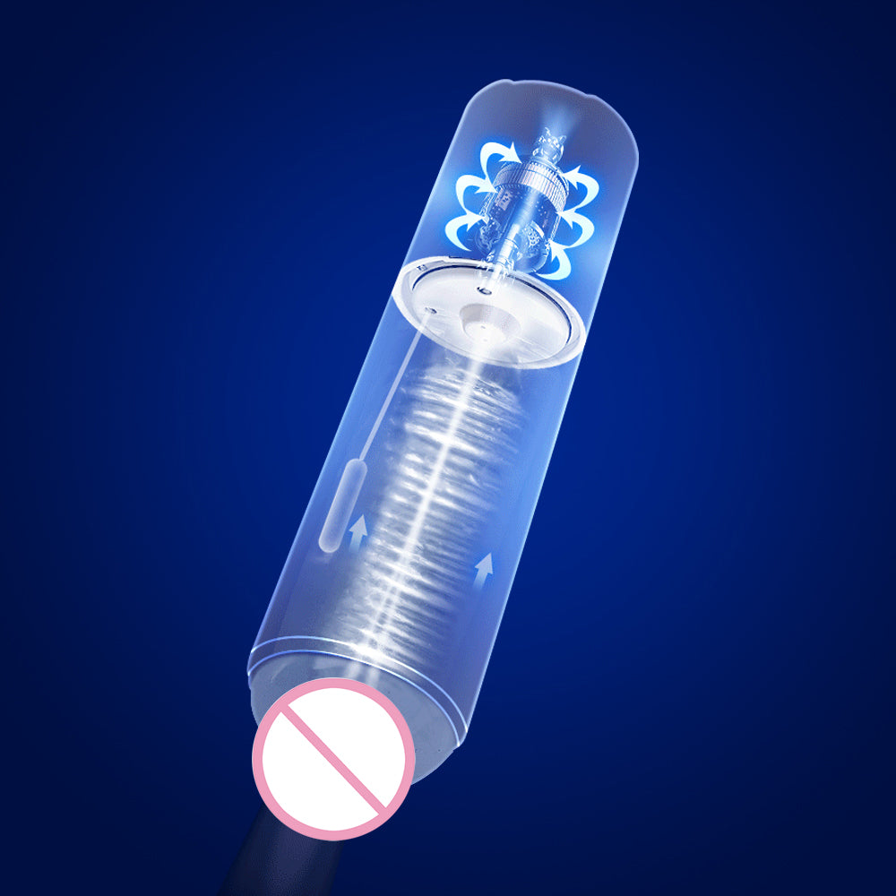 OLO Intelligent Voice Heating Sucking Masturbation Cup Vibrating Oral Aircraft Cup Deep Throat Male Masturbators Sex Toy for Man