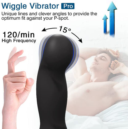 10 Modes Heating Vibrating Butt Plug Stimulator