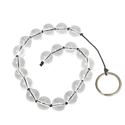 Crystal Glass Transparent Anal Plug Beads
