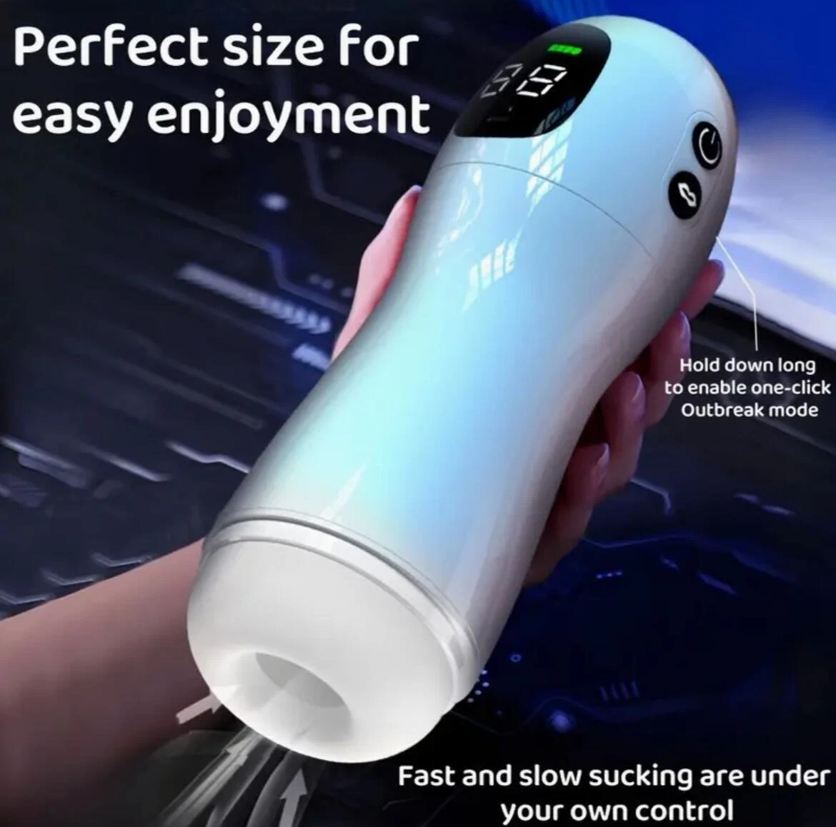 Electric Masturbator Man Cup Suction Massage Function Sex Toy Masturbating for Men Sex Toy for Men Pocket Pussy Masturbators Vibrator