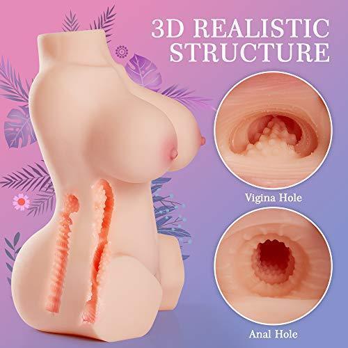 11.46'' 3D Realistic Love Doll with Torso for Men Masturbation