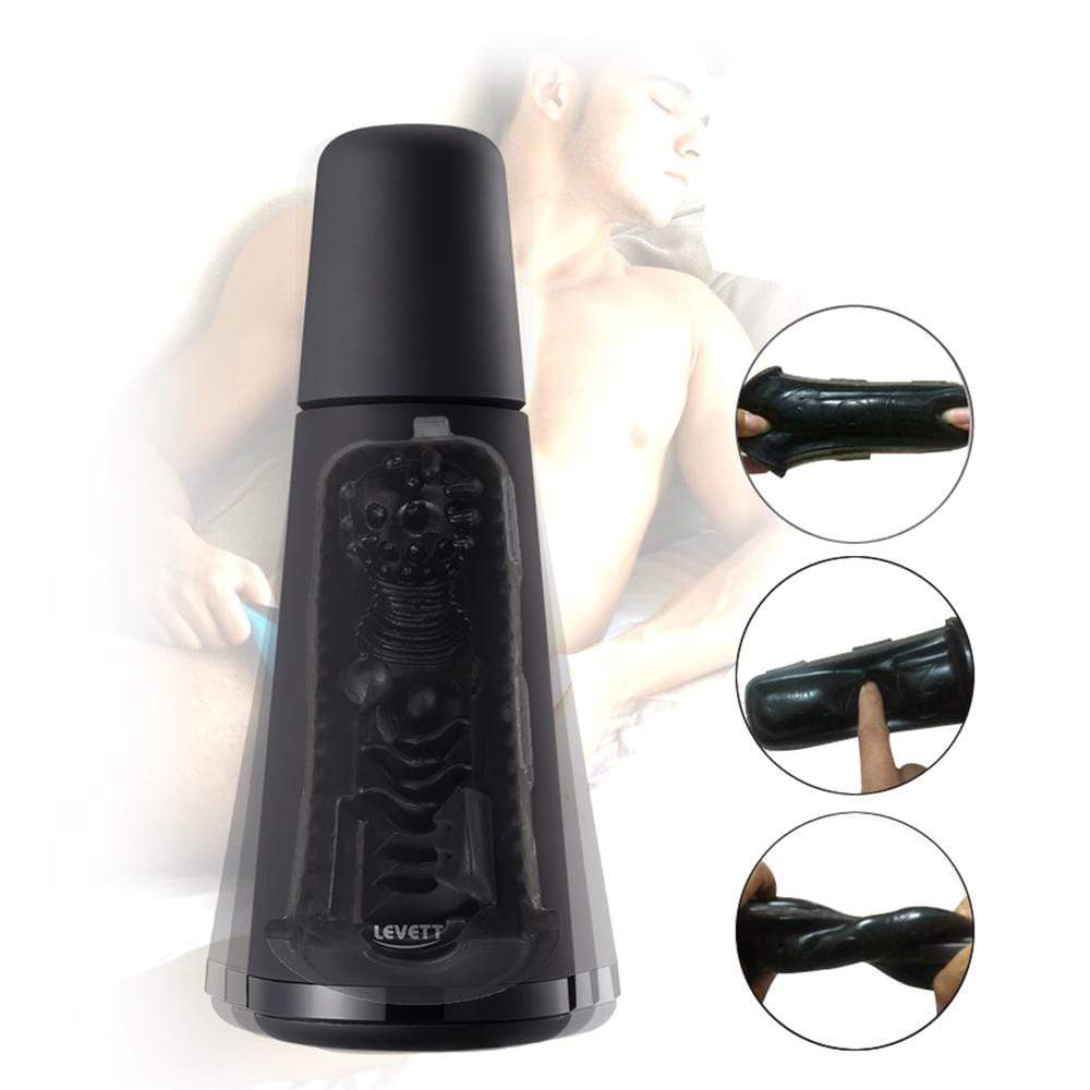 Handheld 3D Sensors Voice Cone-Shape Male Masturbator Cup