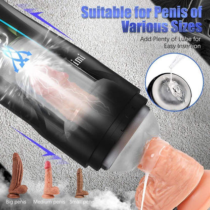 Eliza-Two Button Design Easy to Use Male Masturbator