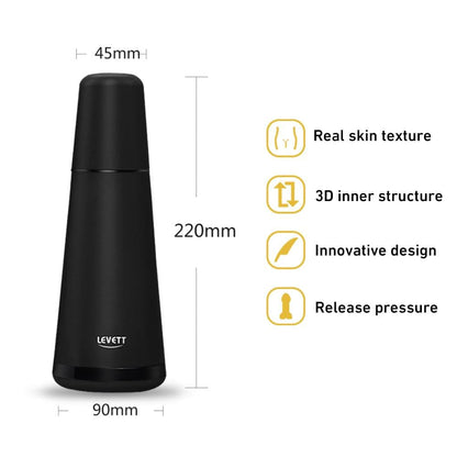 Handheld 3D Sensors Voice Cone-Shape Male Masturbator Cup