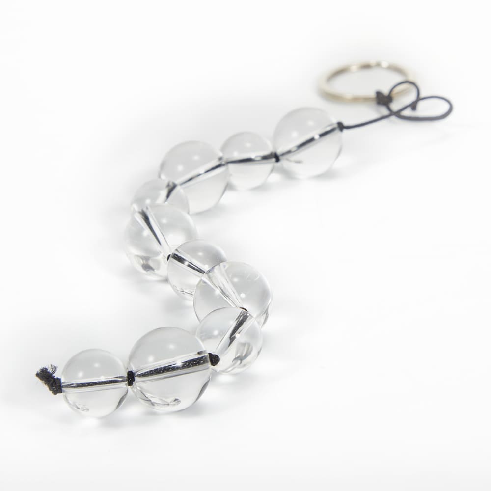 Crystal Glass Transparent Anal Plug Beads