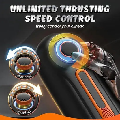 10 Thrusting 10 Vibrating 3 Sucking Heating Male Masturbator