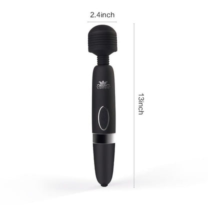 5-Speed 7-Mode Vibrating Whole Body Massage Handheld Wand Vibrator