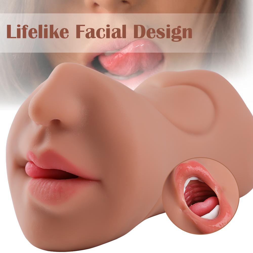 Sexoralab™ Face Designed Pocket Pussy | Realistic Masturbator