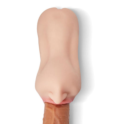 5.9” Double-Channel Deep Oral Pussy Sex Masturbator