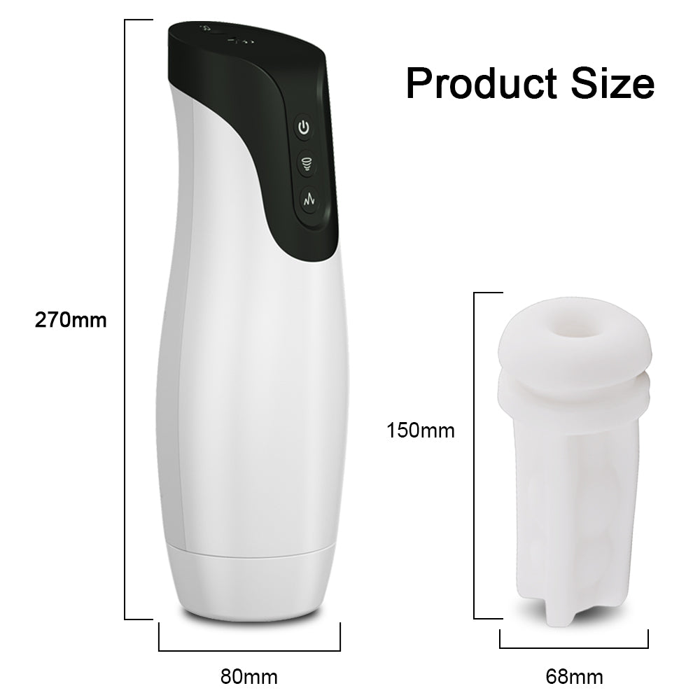 Sexoralab 7+7 Modes Vibration  Suction Oral Pocket Pussy Blowjob Silicone Vagina Sex Toys for Men