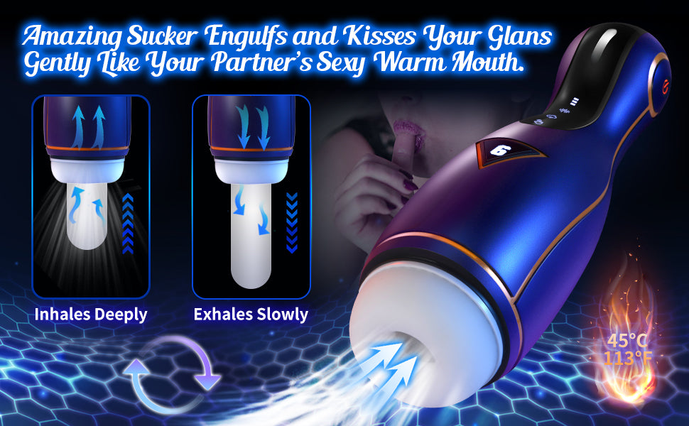 Acmeros LED Touchscreen Panel Male Masturbator Cup