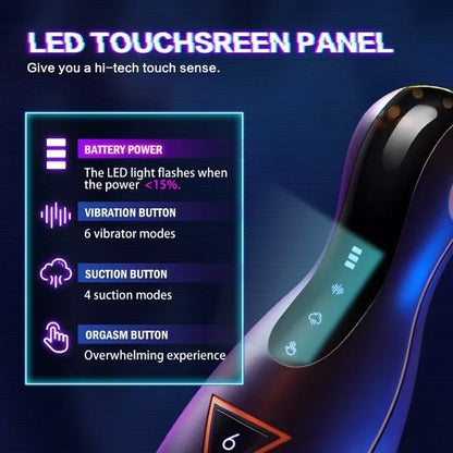 Automatic 6*4 Adjustable Modes Automatic Intelligent Masturbation Cup
