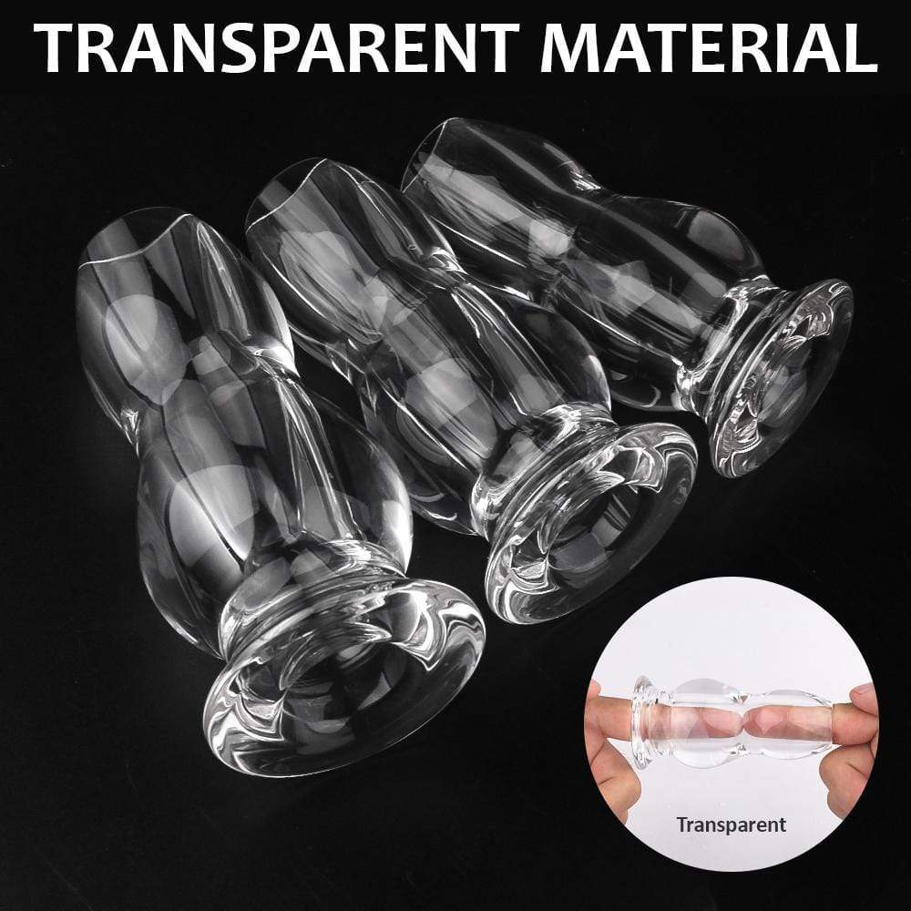 3PCs Transparent Anal Toys