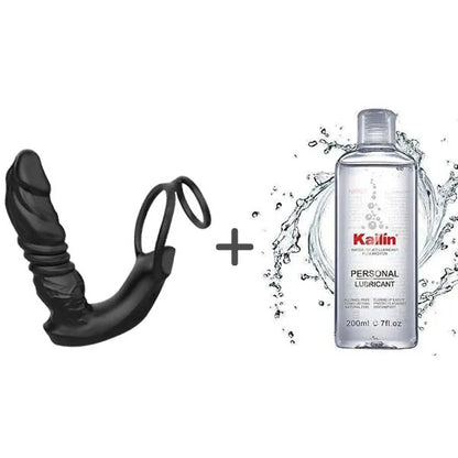 Sexoralab™ APP Control 9 Vibrating Thrusting Prostate Massager With Dual Cock Rings