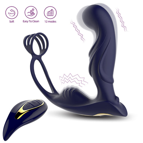 12 Modes Blue Samurai  Prostate Massager
