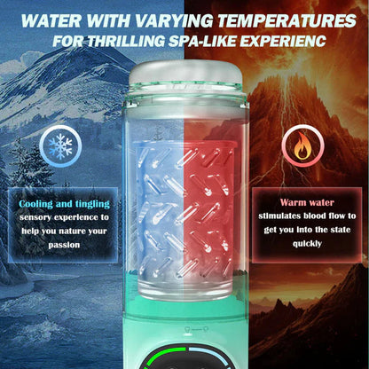 😍 Male Masturbator Penis Pump - Male Sex Toys for Men Sex Toy Pocket Pussy LCD with APP Stroker Adult Toys with 7 Thrusting 7 Rotating 5 Sucking Modes Vacuum Pumps & Enlargers🎁