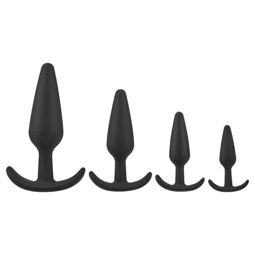 Buyging™ Anal Training Silicone Conical Anal Plugs Set (4 Pieces)