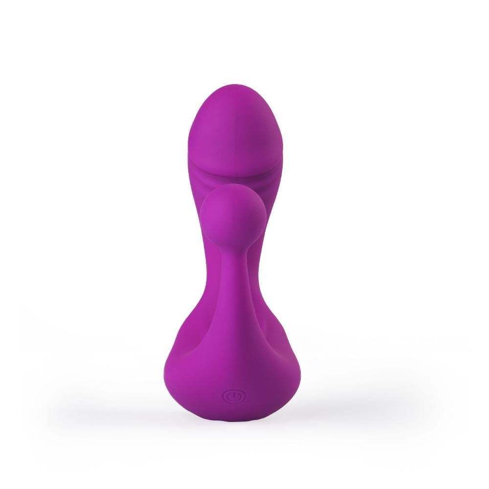 Remote Control Rechargeable 9 Frequency 3 Speed Clitoris and G-Spot Vibrator