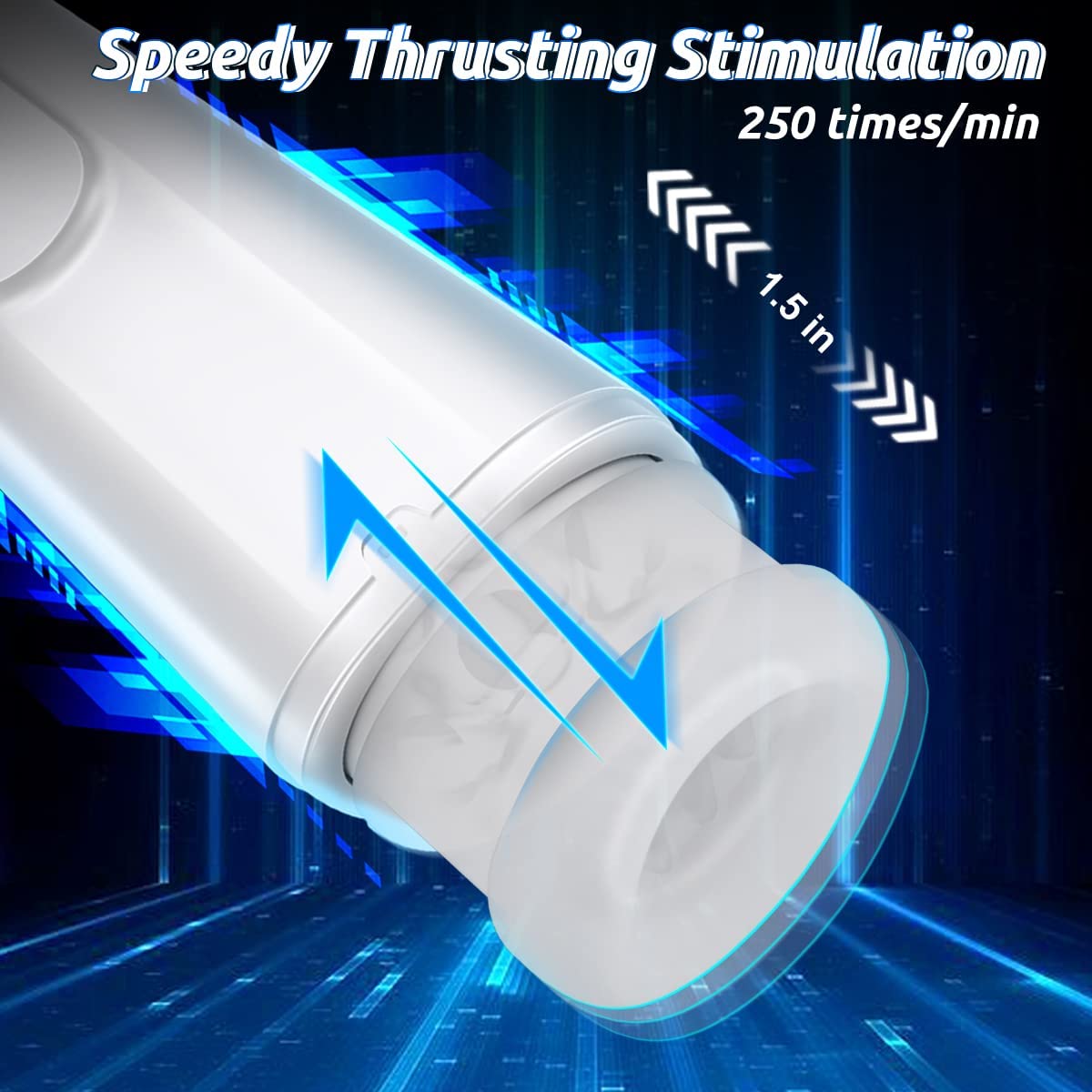 Sea King Automatic high frequency silent masturbator