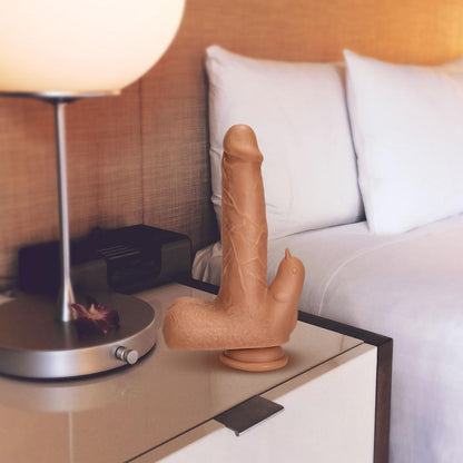 Double Stimulation Remote Control Vibrator