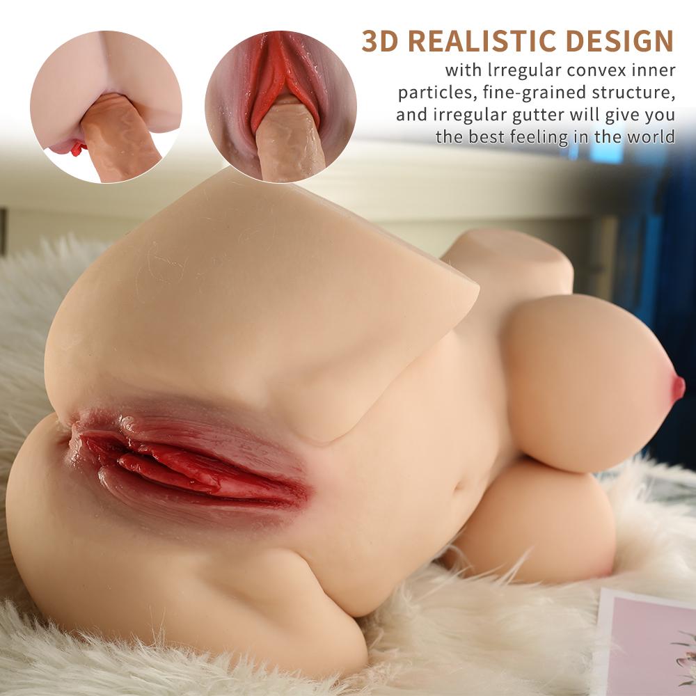 Nia 14.56'' 3D Vagina Breast Realistic Male Masturbator