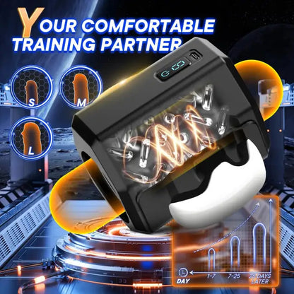 Sexoralab™ Handle Blowjob Machine 7 Thrusting Rotating Dual Opening