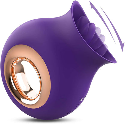 PHANXY 2 in 1 Licking & Vibrating Nipples Clitoral Stimulator with 9 modes for Quick Orgasm
