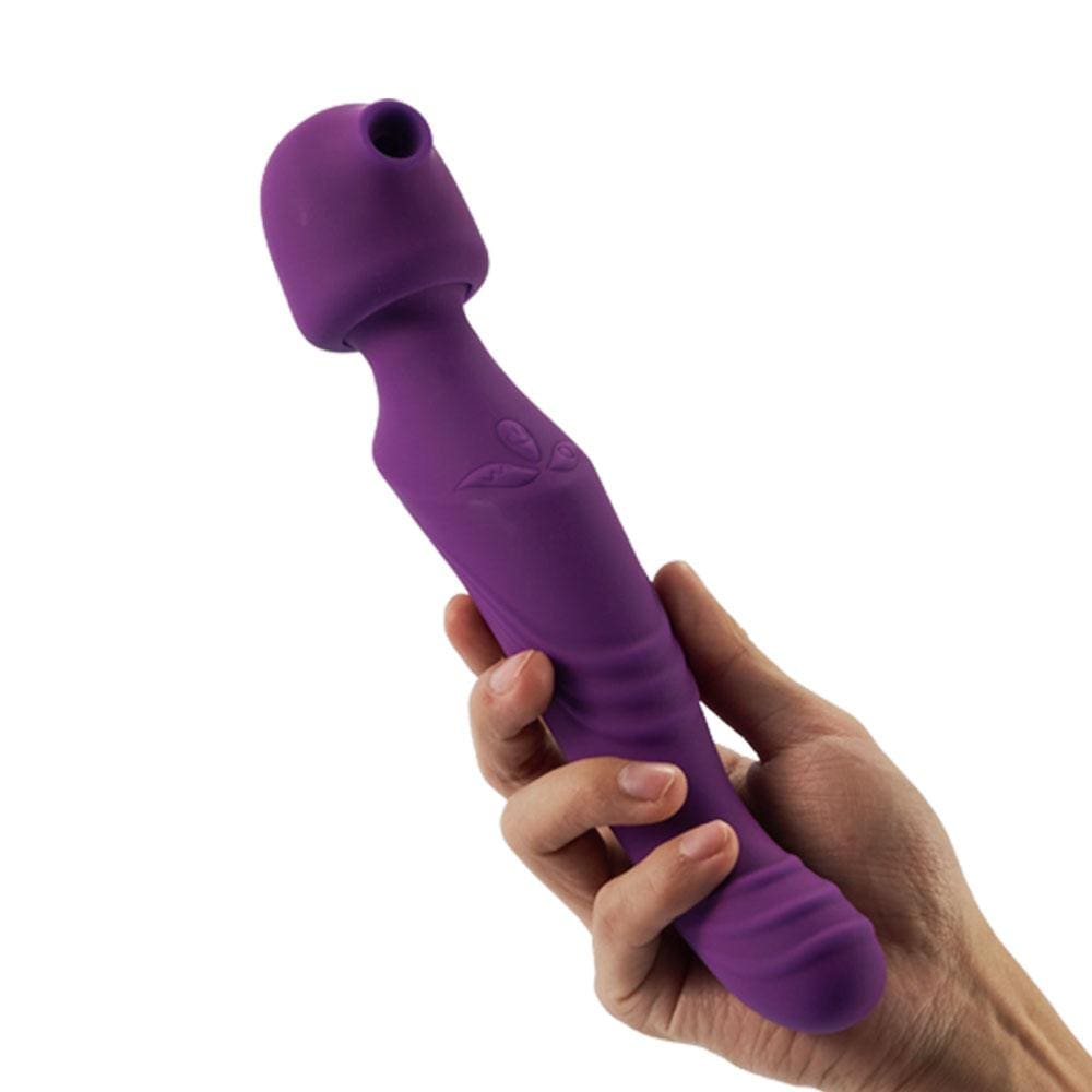 Wand G-spot Clit 10-Mode Vibrator in Purple