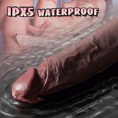 Buyging™ Heating 7 Thrusting 10 Vibrating Dildo Vaginal Anal Sex Fun 9.05 Inch