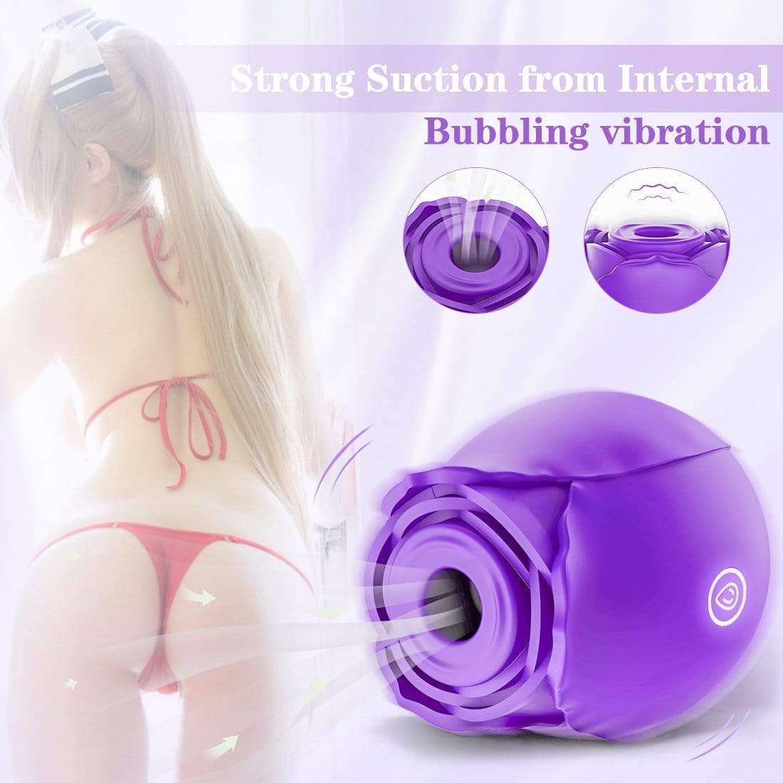 ROSE Vibrator Rose Toy Clit Sucker