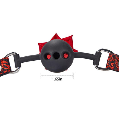 SMBD Rose Lace Silicone Gag