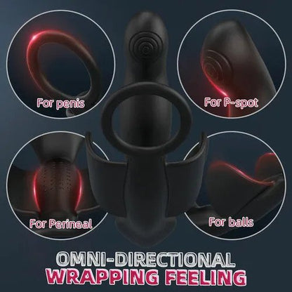 Sexoralab-NOAH 10 Vibrating Heating Ergonomic Prostate Massager