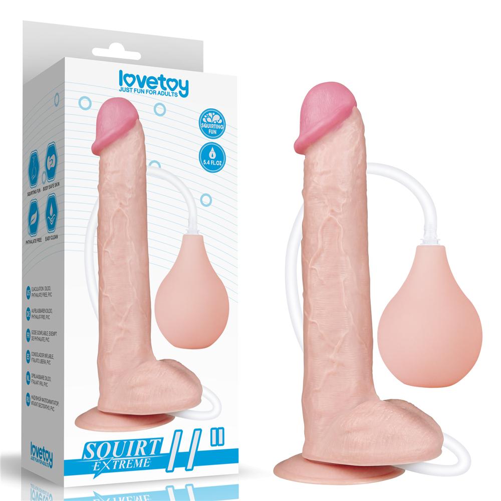LOVETOY 11 Inch Realistic Ejaculating Squirting Dildo