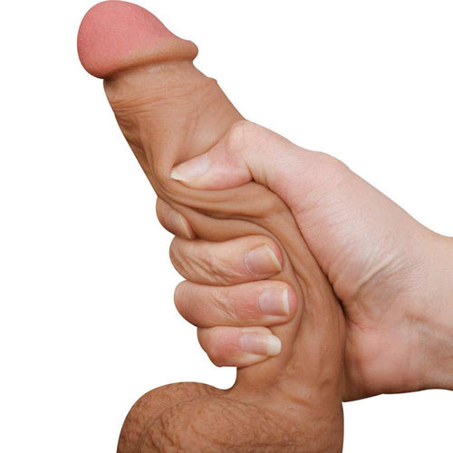 Dual Layer Realistic Dildo with Suction Cup