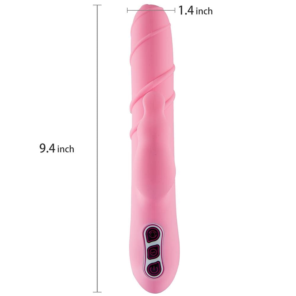 G-Spot Clitoral Massager 360° Rotation Rabbit Vibrator