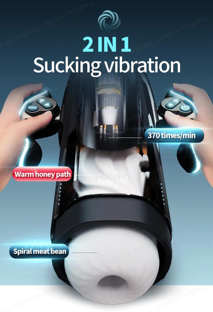 LETEN XS9 High-end Stroker 10 Sucking Thrusting 5 Speeds Heating Masturbator