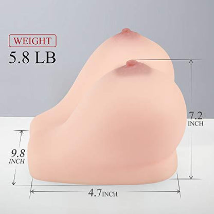 9.8'' Realistic Boobs with Vaginal 3D Pussy Ass Male Masturbator Sex Doll